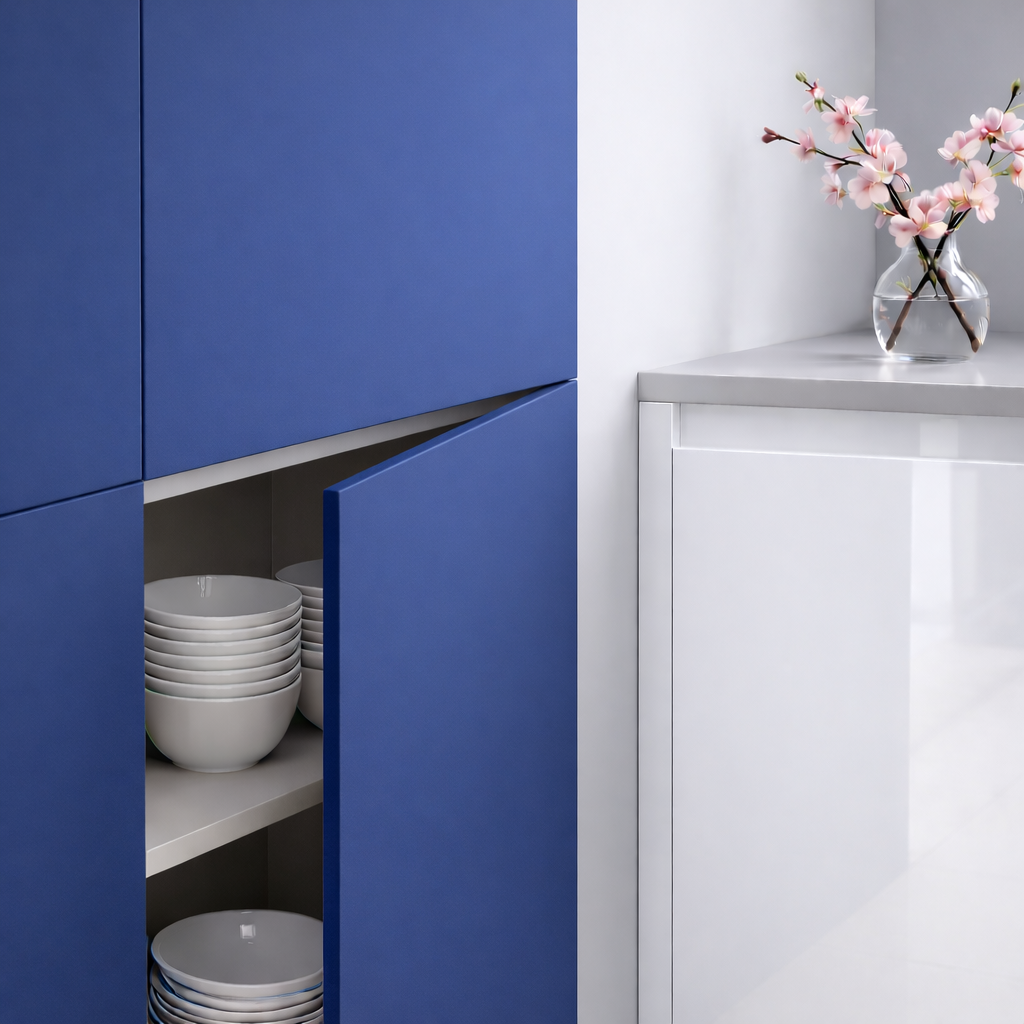 Porte de cuisine Zénit Azul Ultramat, bleu supermat
