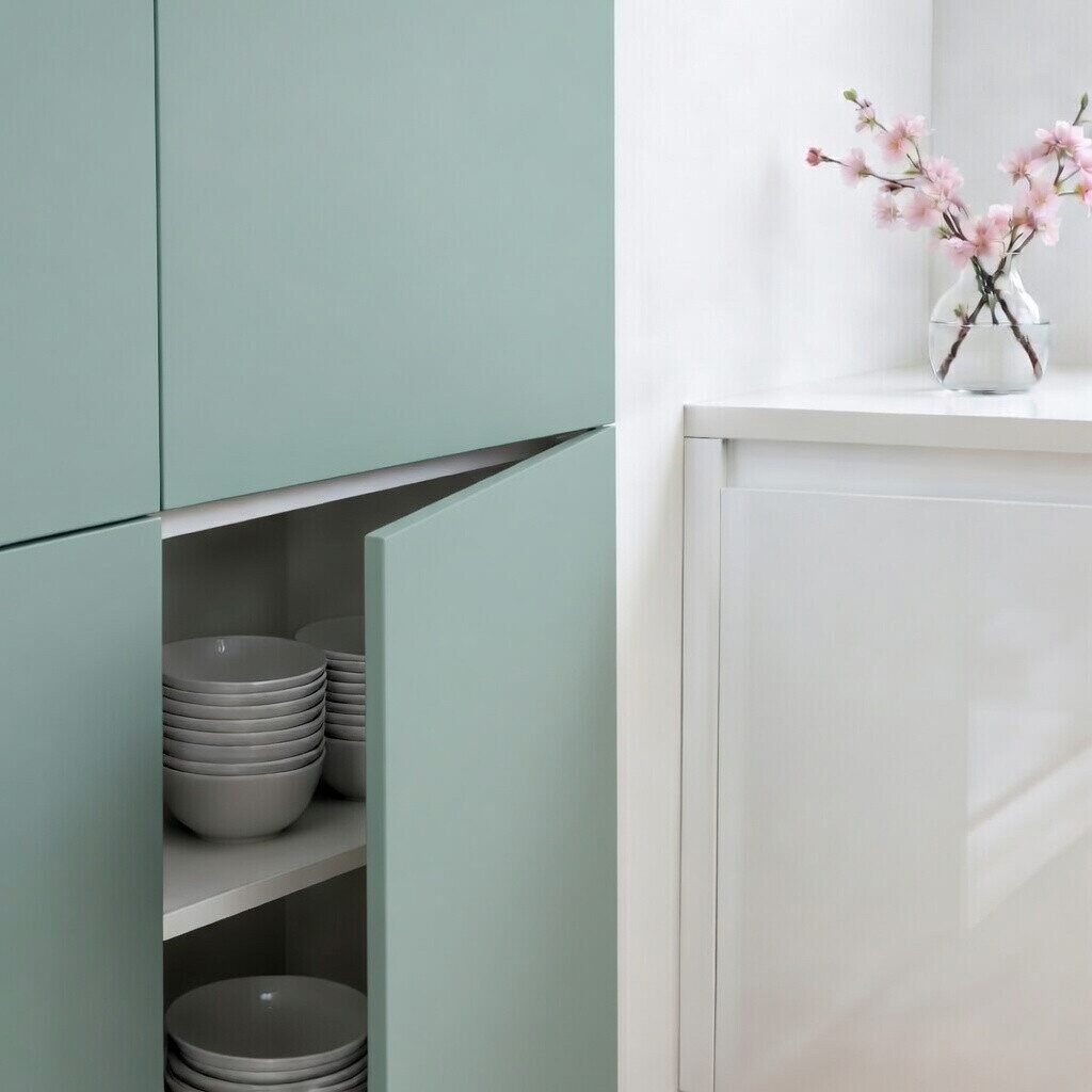 Portes de cuisine Mattdeco mat vert polaire Agua Marina