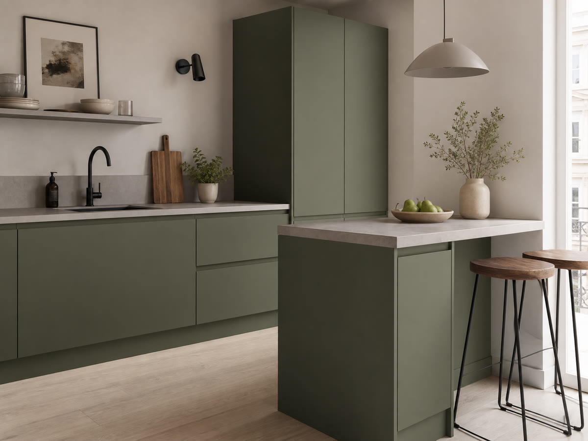 Porte de cuisine seule sur mesure Cekonay
